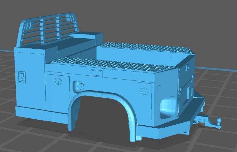 Gm Long SRW Service Bed