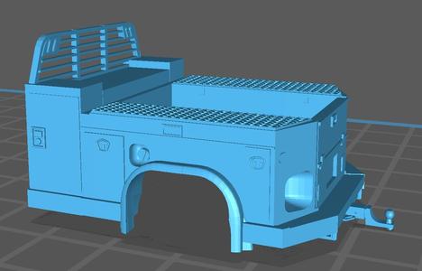 Gm Long SRW Service Bed