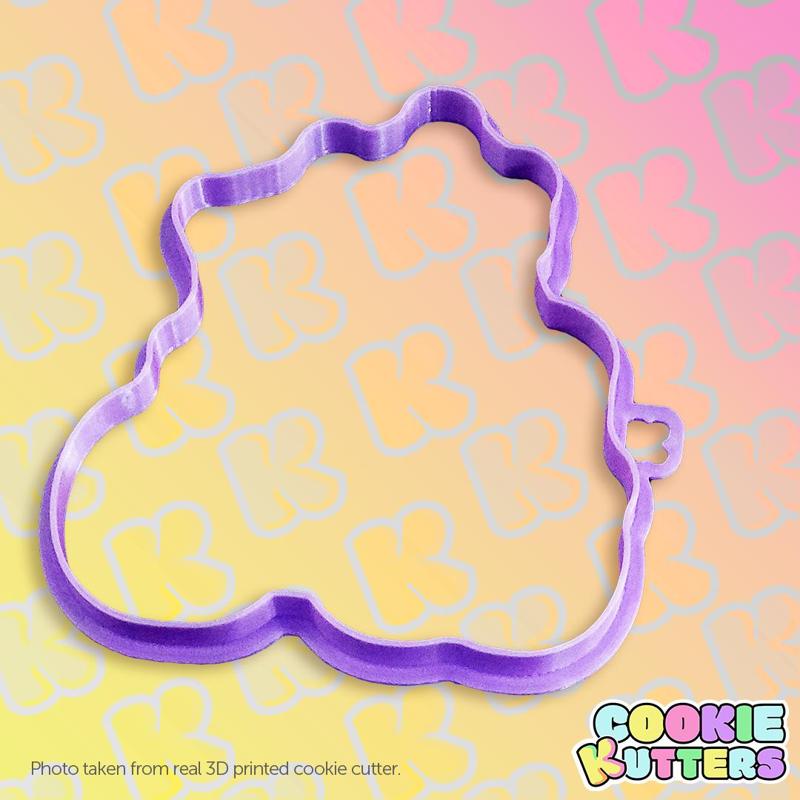 FARM TRACTOR COOKIE CUTTER MOLD