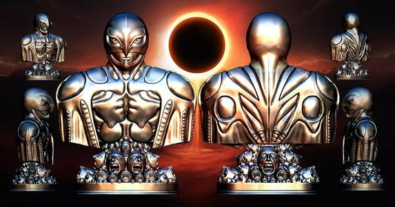 Bust of Femto from the Berserk masterpiece