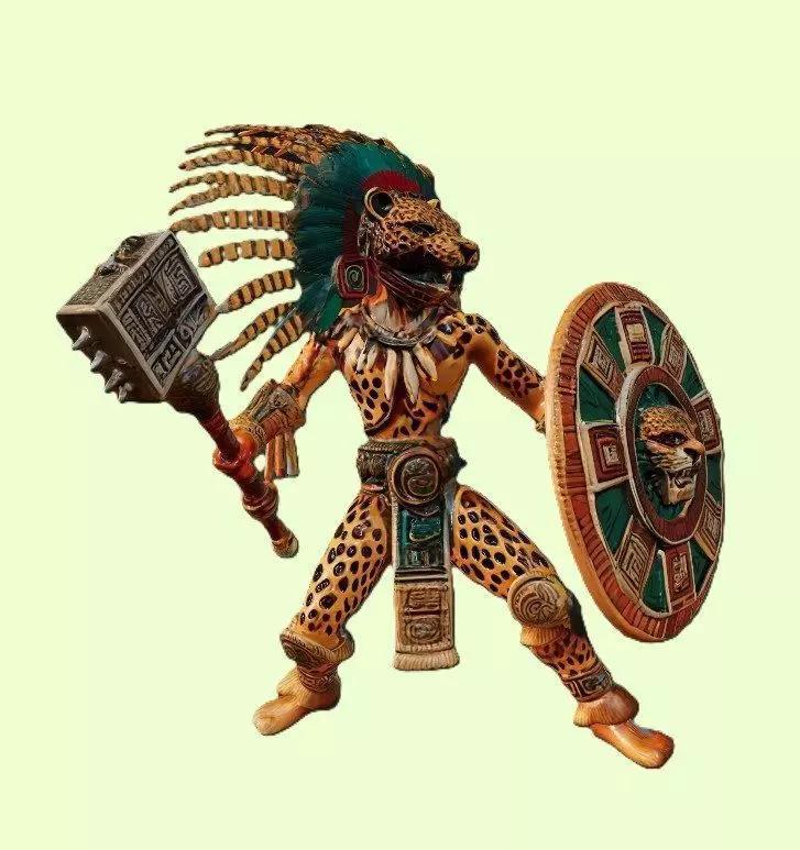 Aztec Jaguar Warrior