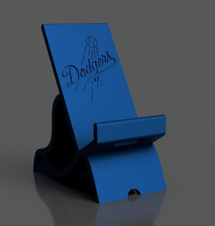 phone stand / phone stand logo dondgers