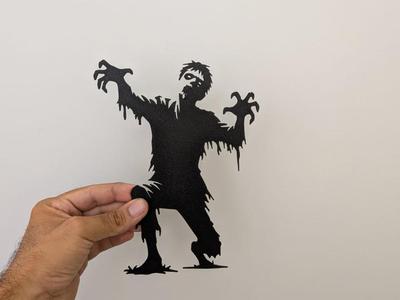 zombie wall art