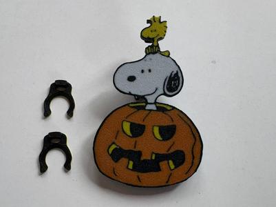 Bogg Bag Charm Snoopy and Woodstock Halloween