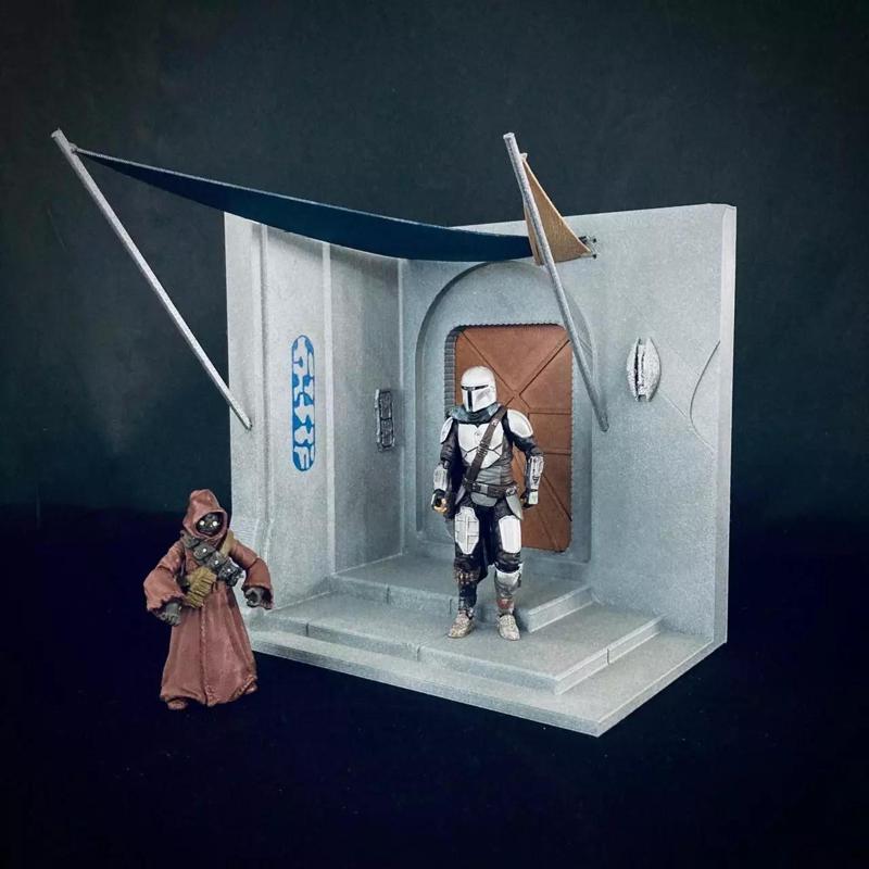 Nevarro Greef Karga Headquarters Entrance Diorama