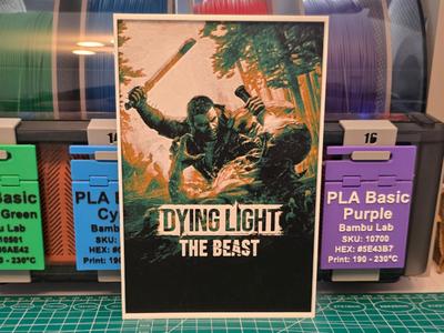 Dying Light: The Beast Game Poster - Hueforge Art