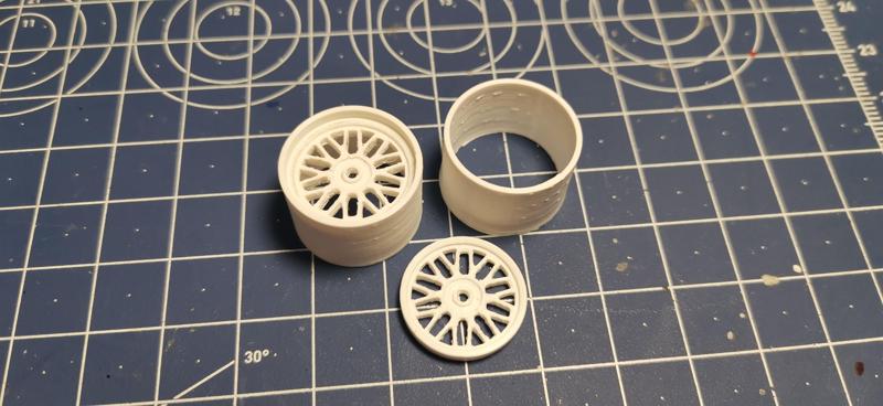 Rays Volk racing 21A alloy rim suitable for 1:24 scale model