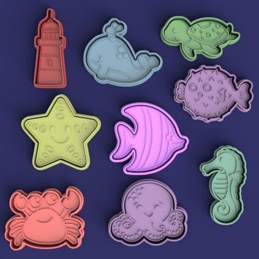 marine cutters + marine stamps / marine cutters + stamps