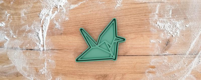 Origami crane cookie cutter from japan collection