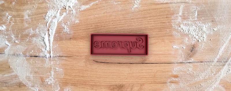 Supreme cookie cutter