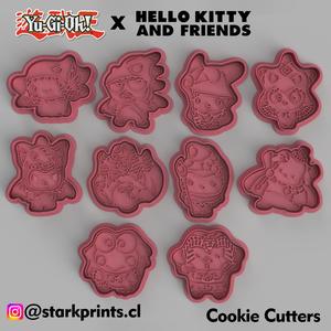 HELLO KITTY x YU-GI-OH Cookie Cutters - SET OF 10