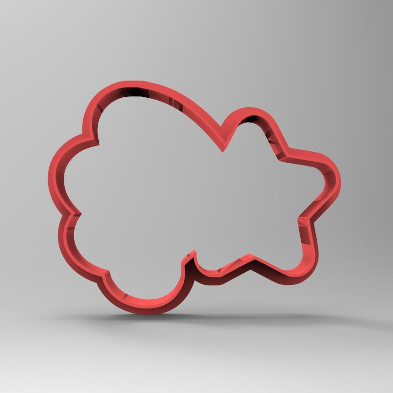 Estrella Arcoiris Silueta cortante para galletas