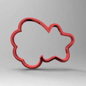 Estrella Arcoiris Silueta cortante para galletas