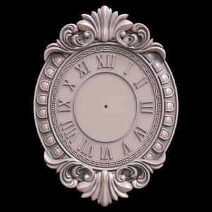 3D Model STL File for CNC Router Laser & 3D Printer Decor Clock