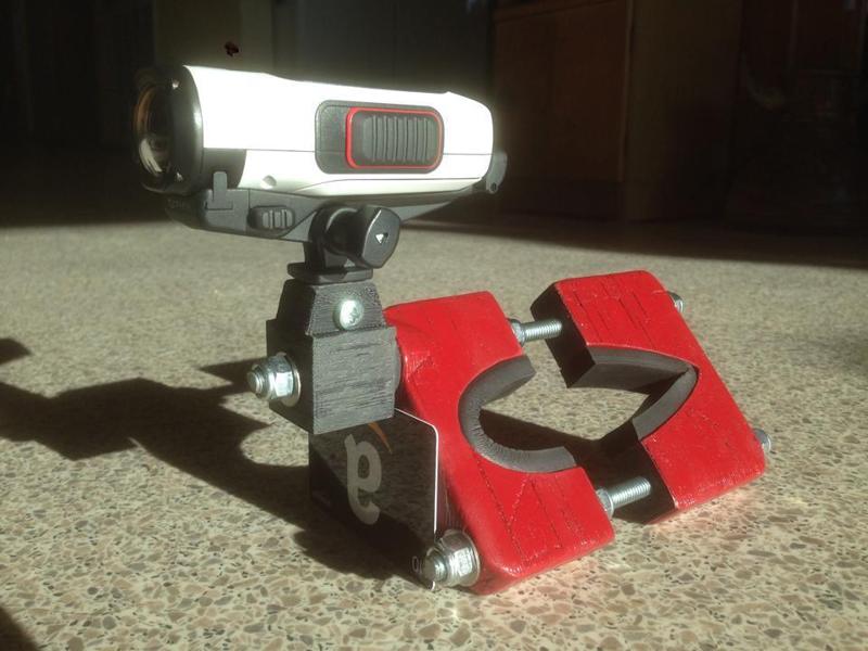 Garmin VIRB/GoPro camera mount for Piper Tripacer