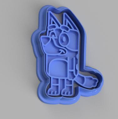 🐾 Bluey Cutter + 3D Stamp 🐾