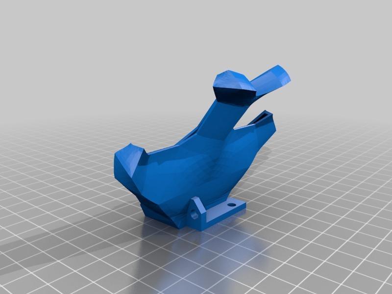 Fan shroud for dual E3D hot ends