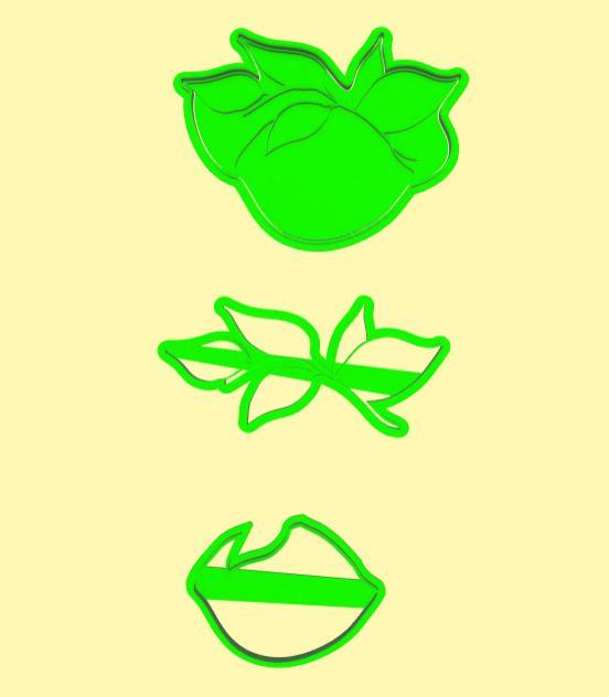 Cortador Modulado Limão com folhas