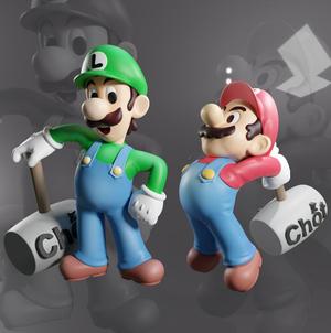 HAMMER MARIO AND LUIGI - FANART