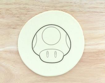Super mario mushroom cookie cutter