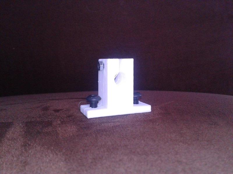 8mm Guide Rod Holder for T-Slot Aluminum Extrusion