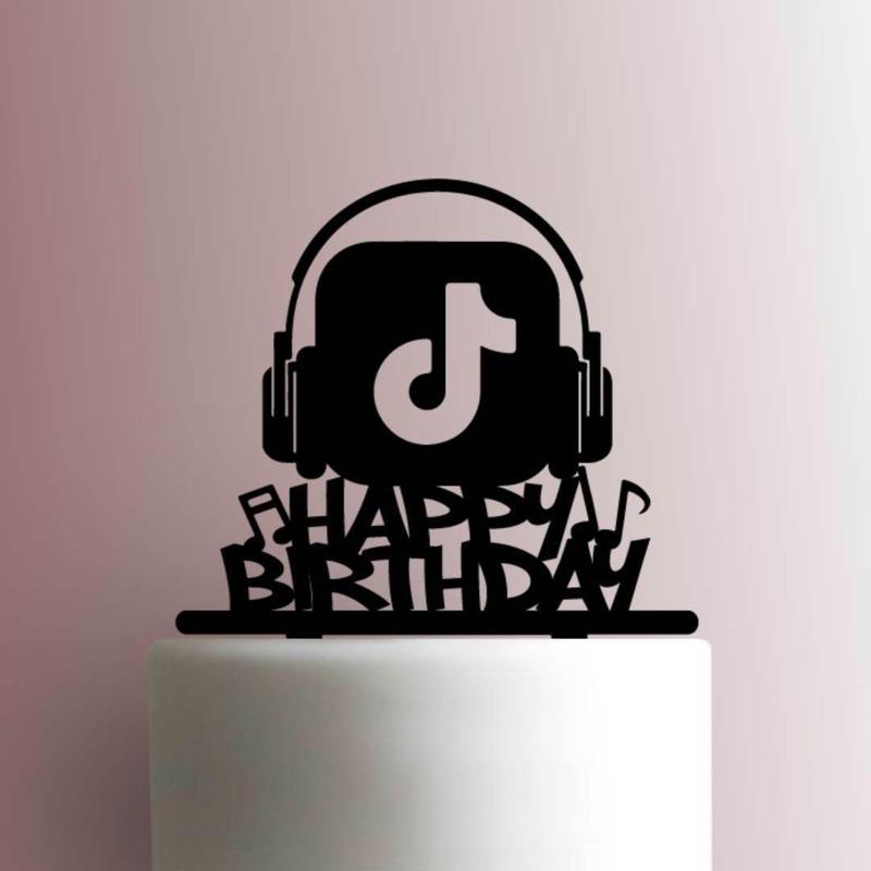 TIKTOK HAPPY BIRTHDAY TOPPER
