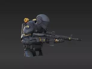 100 - Bug Stomper Liberator - Sci-Fi Shock Trooper for T