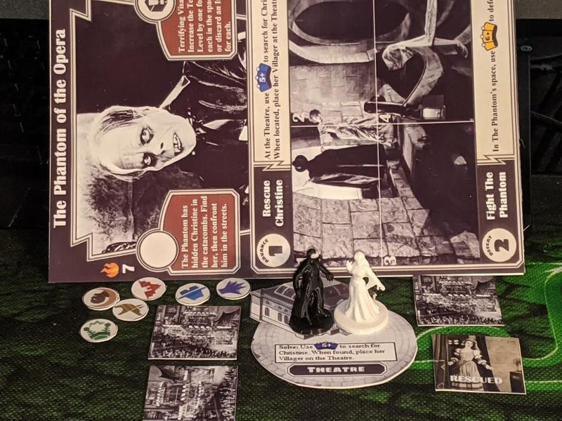 Horrified Board Game - The Phantom of the Opera - A New Monster