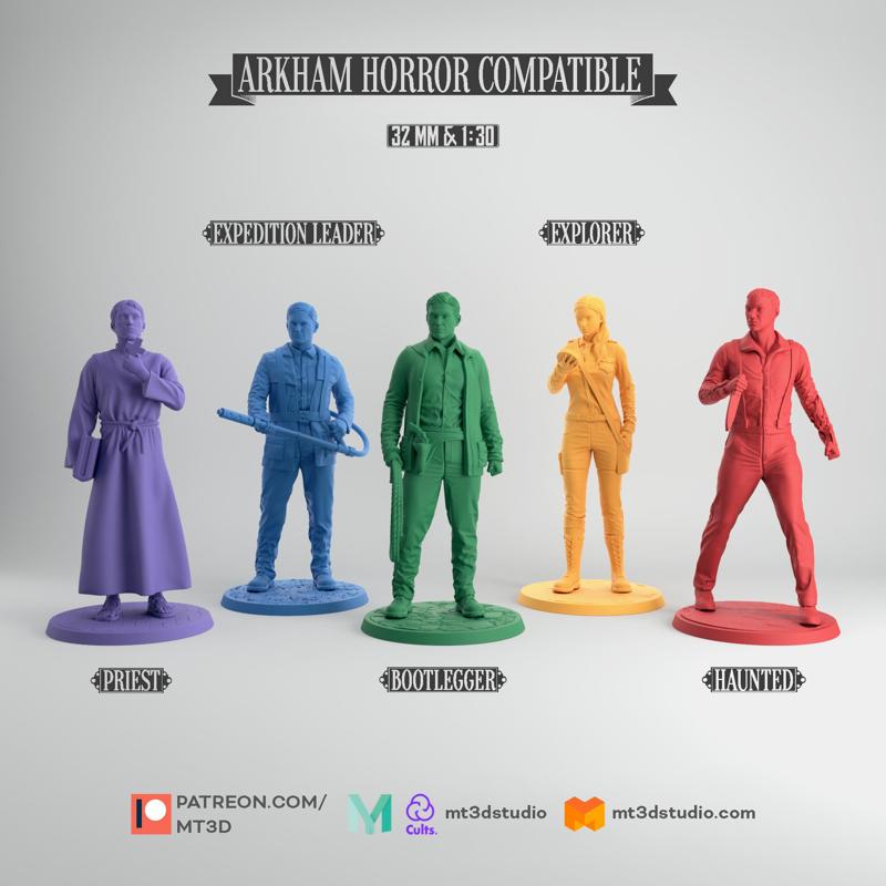 Investigator Pack 04 - Arkham Horror compatible