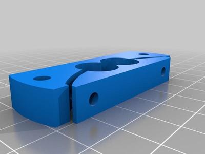 dual extruder mount for delta rostok my platform,on x axis