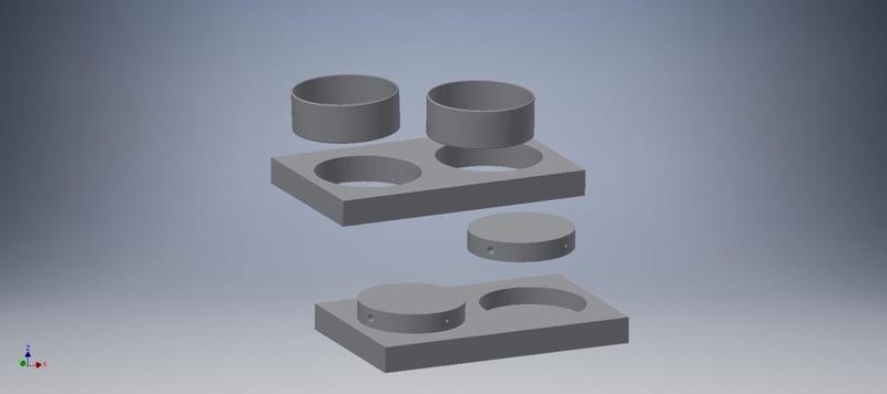 Hot plate for chocolate Dip-inator