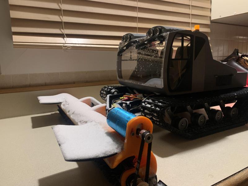 Remote Controlled Powerbroom for snow and dirt - V1.5