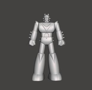 FAN ART ROBOT TAEKWON RETRO STYLE RETRO STYLE JUMBO MACHINDER SHOGUN WARRIORS