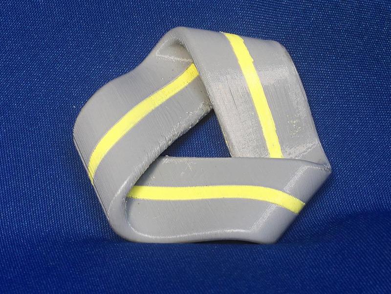 2 colour Moebius strip