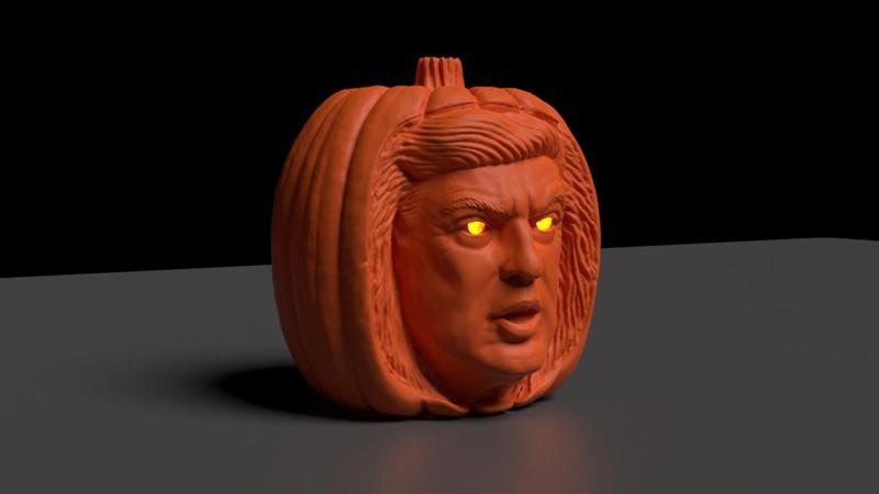 Donald Trump Pumkin for Halloween!