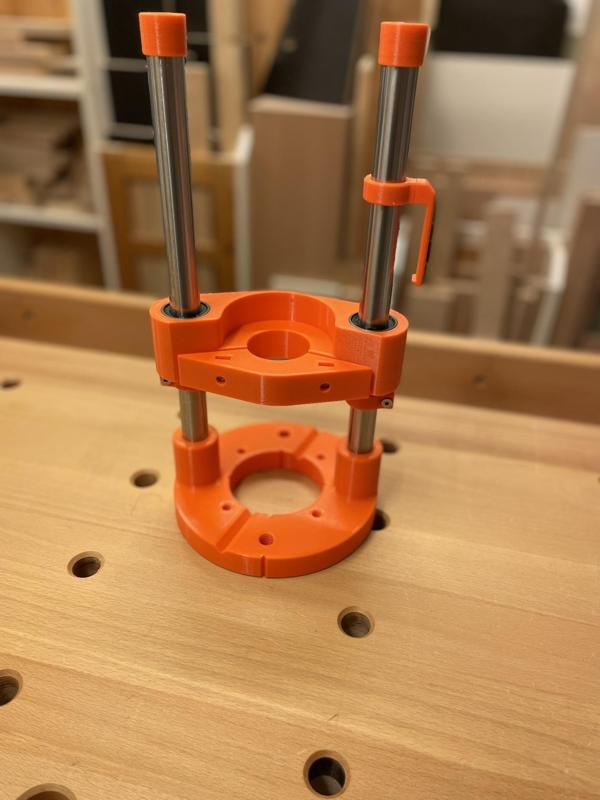 Precision Drilling Guide for Drills with a 43 mm Euro Shaft