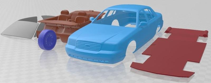 Ford Crown Victoria 1998 Printable Car