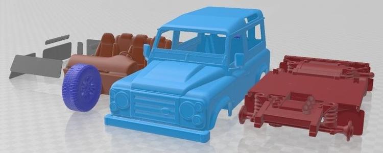 Land Rover Defender 2011 Printable Car