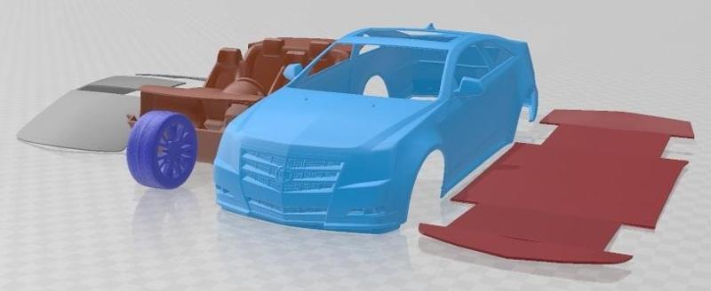 Cadillac CTS Coupe 2011 Printable Car