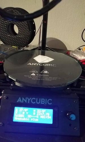 AnyCubic Delta linear Plus. heatbed+Glass plate mount 240mm