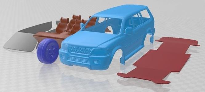 Mitsubishi Pajero Sport 1996 Printable Car