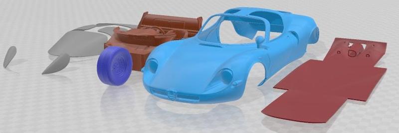 Alfa Romeo 33 Stradale 1968 Printable Car