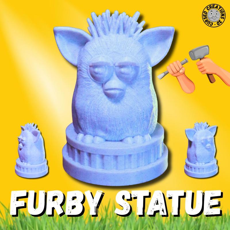 Furby Statue