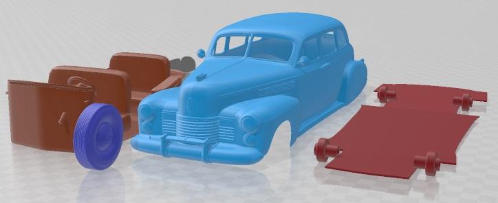 Cadillac Fleetwood 75 touring Sedan 1941 Printable Car