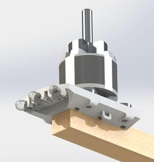 1/2" Boom Motor Mount for NTM 28-Size Brushless Electric Motor
