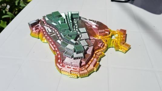 Marble track Positano Amalfi Coast