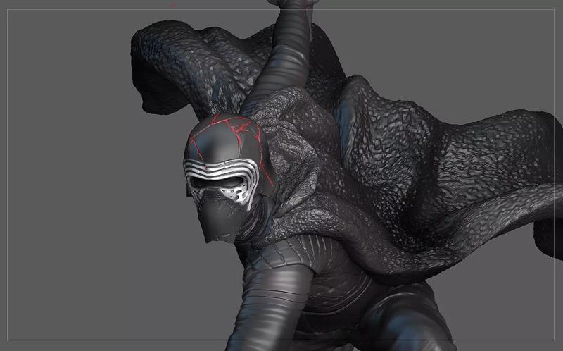 KYLO REN STARWARS RISE OF SKYWALKER PRINTABLE STATUE