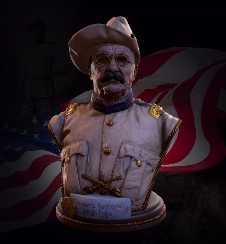 Theodore Roosevelt Bust