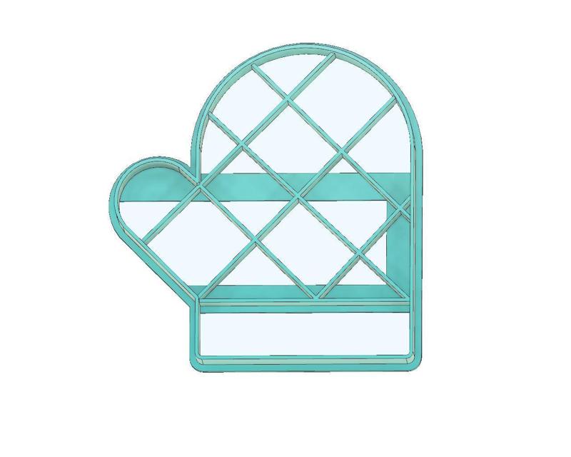 KITCHEN GLOVE COOKIE CUTTER, CHEF COOKIE CUTTER, KITCHEN COOKIE CUTTER, COOKING, CHEF, KITCHEN, KITCHEN GLOVE
