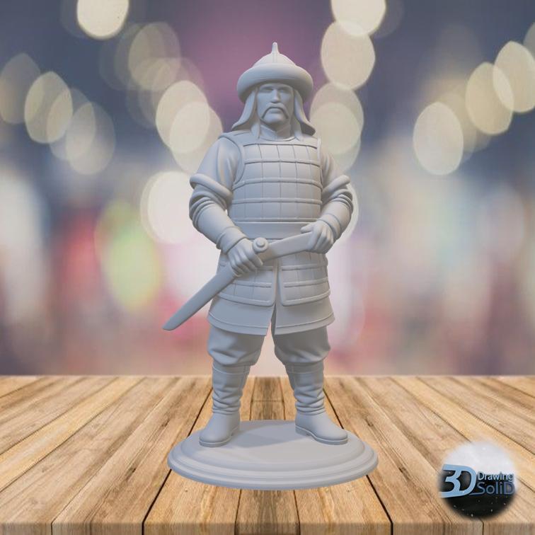 Oghuz Khan (Oğuz Kağan)  Bust